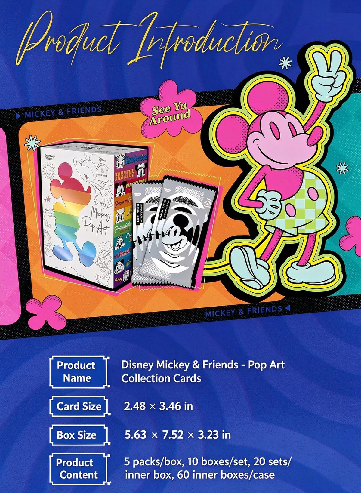 Disney - Mickey and Friends - Pop Art Collector Cards