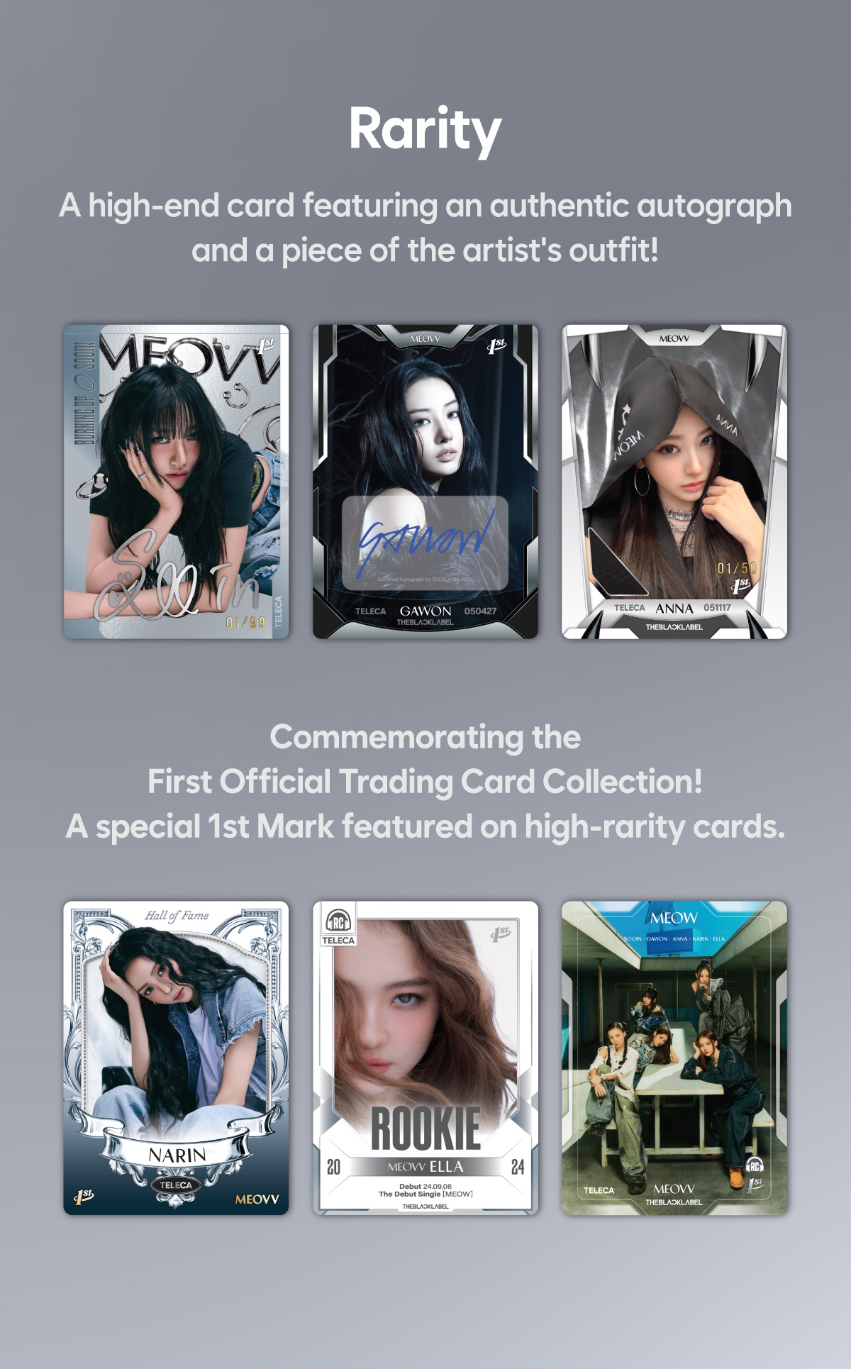 MEOVV TELECA Collection Card
