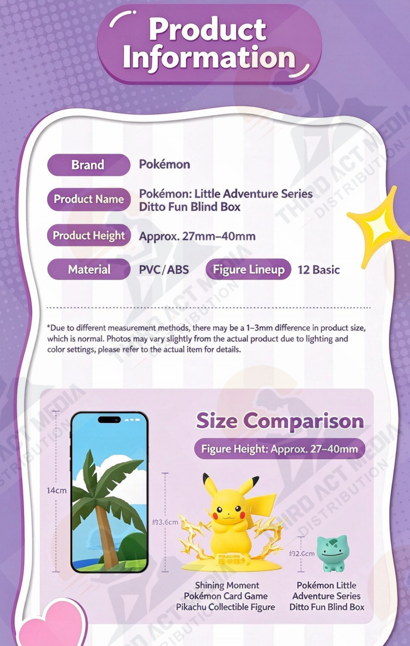Funism: Pokémon Ditto Delights Little Adventure Series